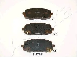 Тормозные колодки дисковые, комплект ASHIKA 50-0H-H12
