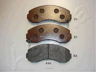 Тормозные колодки дисковые, комплект ASHIKA 50-0K-018