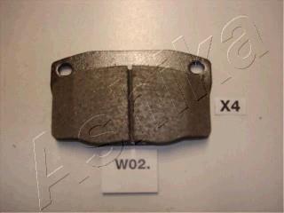 Тормозные колодки дисковые, комплект ASHIKA 50-W0-002