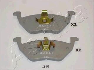 Тормозные колодки дисковые, комплект ASHIKA 51-03-310