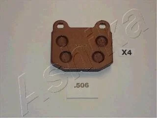 Тормозные колодки дисковые, комплект ASHIKA 51-05-506