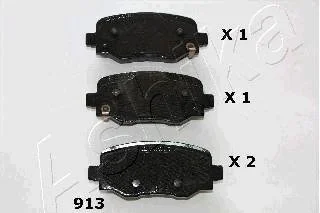 Колодки гальмівні ASHIKA 5109913
