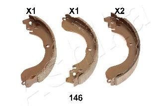 Колодки тормозные барабанные, комплект ASHIKA 55-01-146