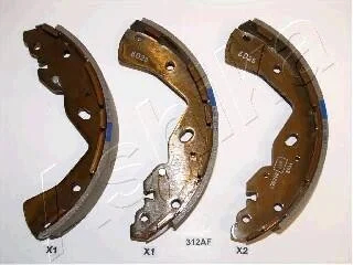 Колодки тормозные барабанные, комплект ASHIKA 55-03-312