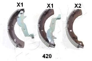 Колодки тормозные барабанные, комплект ASHIKA 55-04-420