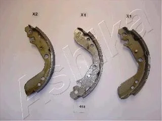 Колодки тормозные барабанные, комплект ASHIKA 55-04-493