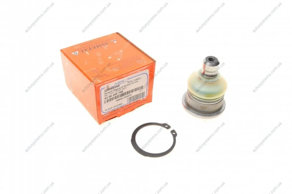 Опора кульова (передня/знизу) Renault Megane II/Scenic 02- (d=16mm) ASMETAL 10RN5540 (фото 1)