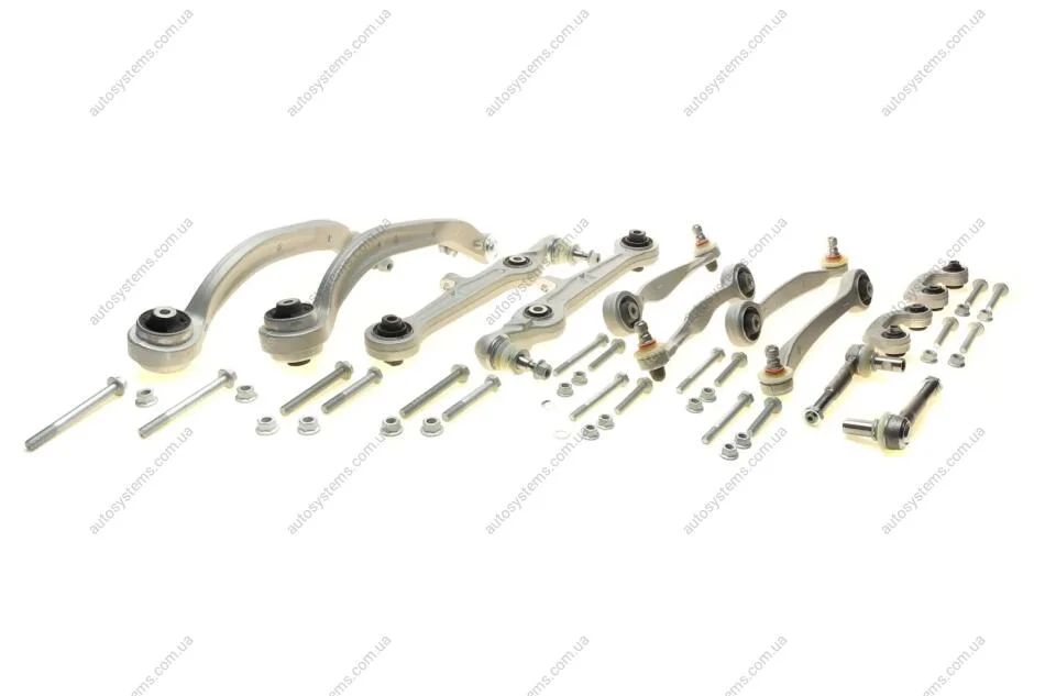 Комплект важелів підвіски (передньої) Audi A4/Seat Exeo 02- (з болтами) ASMETAL 13AU0203 (фото 1)