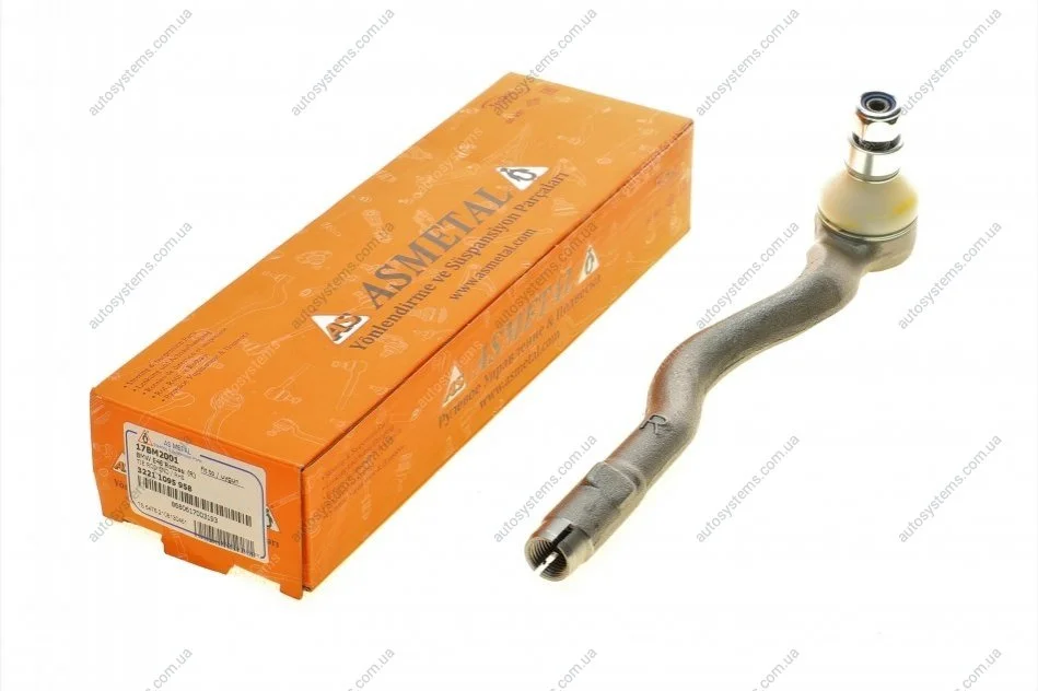 Наконечник тяги рульової (R) BMW 3 (E46) 98- ASMETAL 17BM2001 (фото 1)