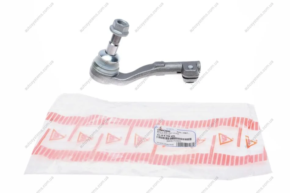 Наконечник тяги рульової (L) BMW 3 (F30/F35)/4 (F32/F33) 11- ASMETAL 17BM2600 (фото 1)
