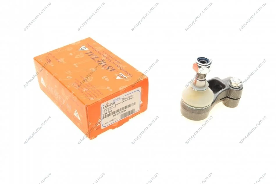 Наконечник тяги рульової (R) Opel Kadett E -94/Daewoo Lanos 97- ASMETAL 17OP4038 (фото 1)
