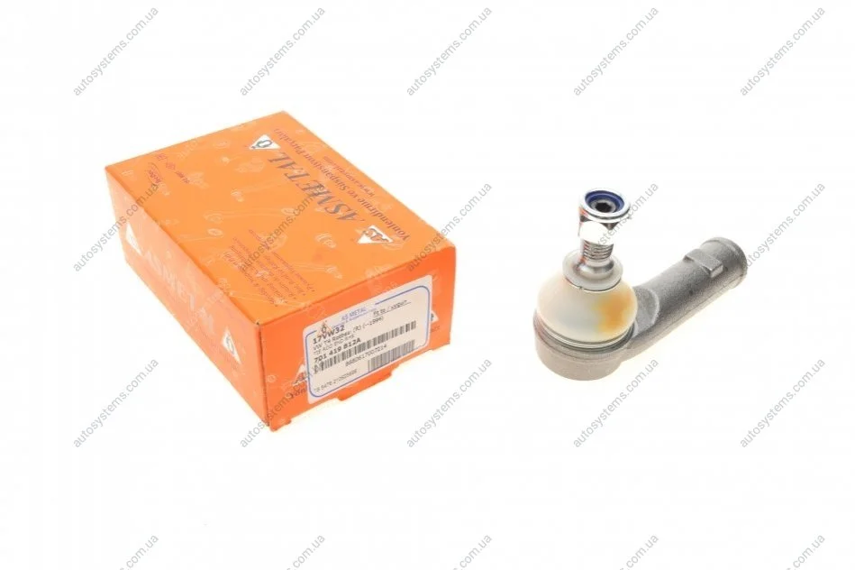 Наконечник тяги рульової (R) VW T4 91-95 (d=16mm) ASMETAL 17VW32 (фото 1)