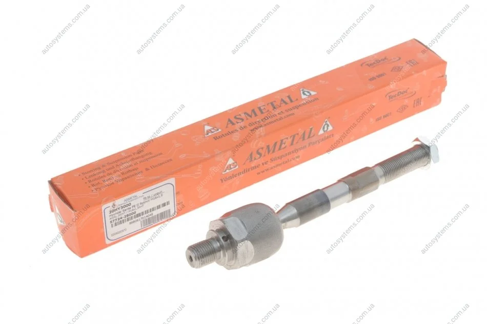 Тяга рульова Hyundai Santa Fe II 06-12 (L=190mm) ASMETAL 20HY3000 (фото 1)