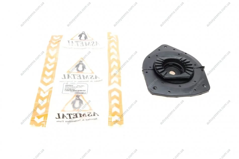 Подушка амортизатора (переднього) Renault Megane/Scenic 08- ASMETAL 45RN5610 (фото 1)