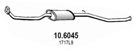 Резонатор глушителя ASSO 10.6045