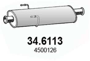 Резонатор глушителя ASSO 34.6113