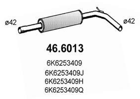 Резонатор глушителя ASSO 46.6013