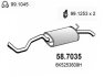 Глушитель, задняя часть ASSO 58.7035 (фото 1)