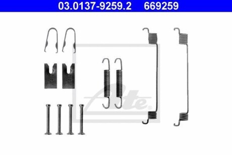 Комплект монтажный тормозных колодок ATE 03.0137-9259.2