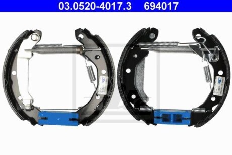 Колодки тормозные барабанные, комплект ATE 03.0520-4017.3