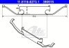 Планка супорта (переднього) прижимна (к-кт) BMW 3 (E46) 99-07/X3 (E83) 03-12 ATE 11.8116-0273.1 (фото 1)