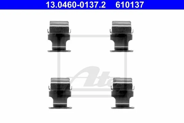 Комплект монтажный тормозных колодок ATE 13.0460-0137.2 (фото 1)