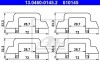 Комплект монтажный тормозных колодок ATE 13.0460-0145.2 (фото 1)