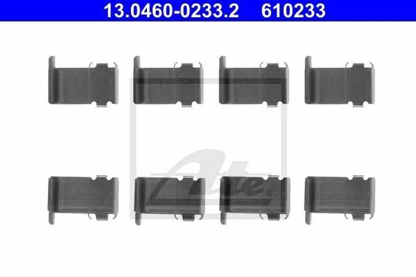 Комплект монтажный тормозных колодок ATE 13.0460-0233.2 (фото 1)