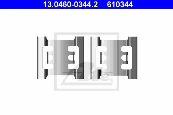Комплект монтажный тормозных колодок ATE 13.0460-0344.2 (фото 1)
