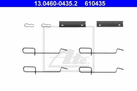Комплект монтажный тормозных колодок ATE 13.0460-0435.2