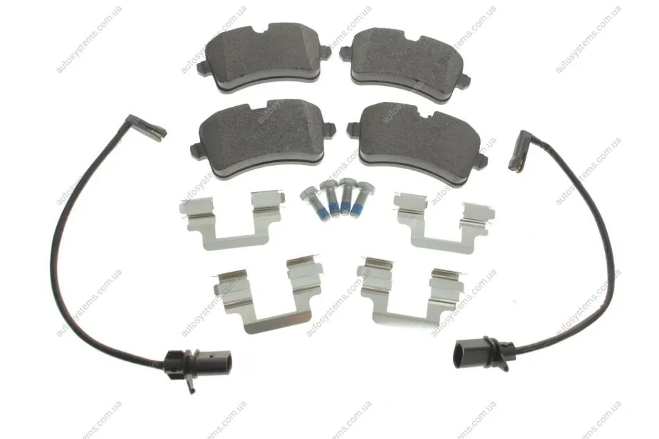 Колодки гальмівні (задні) Audi A8 09-18 (TRW) (з датчиками) ATE 13.0460-2773.2 (фото 1)