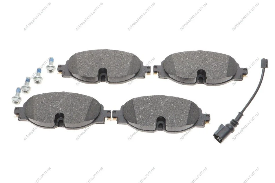 Колодки гальмівні (передні) Audi A3/Q2/Q3/Seat/Skoda Octavia/Kodiaq/VW Golf/Passat B8 12- (+датчик) (Lucas/TRW) ATE 13.0460-2785.2 (фото 1)
