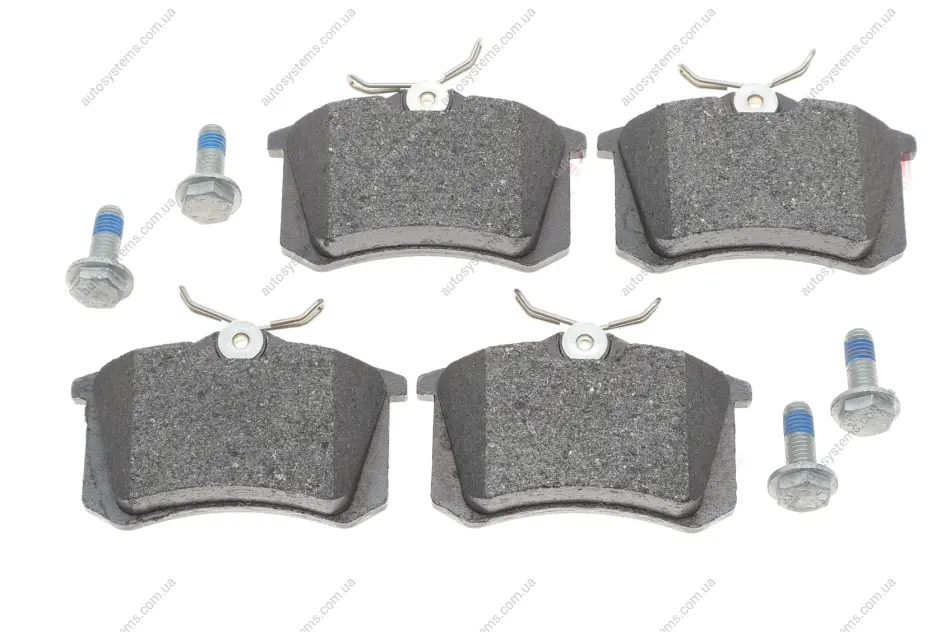 Колодки гальмівні (задні) Audi/Seat/Skoda Fabia/Octavia/VW Caddy/Passat 96-/Renault Megane 97-03 (Lucas/TRW) ATE 13.0460-2787.2 (фото 1)