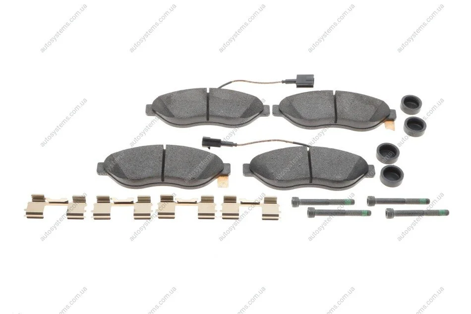 Колодки гальмівні (передні) Citroen Jumper/Fiat Ducato/Peugeot Boxer 06- (Brembo) (з датчиком) ATE 13.0460-4807.2 (фото 1)