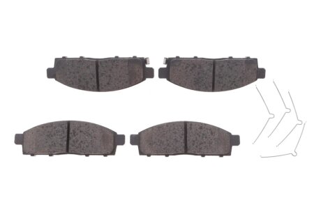 Комплект тормозных колодок, дисковый тормоз ATE 13.0460-5570.2