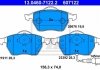Гальмівні колодки, дискові ATE 13.0460-7122.2 (фото 1)