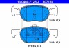 Тормозные колодки дисковые, комплект ATE 13.0460-7125.2 (фото 1)