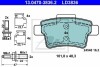 Тормозные колодки дисковые CERAMIC, комплект ATE 13.0470-3836.2 (фото 1)