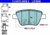 Колодки гальмівні дискові керамічні, к-кт ATE 13047038582 (фото 1)