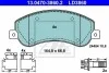 Тормозные колодки дисковые CERAMIC, комплект ATE 13.0470-3860.2 (фото 1)