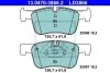 Керамічні гальмівні колодки передн, BMW 1 (F20), 1 (F21), 2 (G42, G87), 3 (F30, F80), 3 (F31), 3 (G20, G80, G28), 3 (G21, G81), 3 GRAN TURISMO (F34), 4 (F32, F82), 4 (F33, F83) 1.5-2.0DH 07.11- ATE 13.0470-3866.2 (фото 1)
