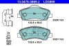 Тормозные колодки дисковые CERAMIC, комплект ATE 13.0470-3869.2 (фото 1)