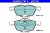 Тормозные колодки дисковые CERAMIC, комплект ATE 13.0470-7161.2 (фото 1)