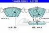 Тормозные колодки дисковые CERAMIC, комплект ATE 13.0470-7203.2 (фото 1)