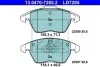 Тормозные колодки дисковые CERAMIC, комплект ATE 13.0470-7285.2 (фото 1)