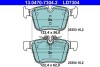 Тормозные колодки дисковые CERAMIC, комплект ATE 13.0470-7304.2 (фото 1)