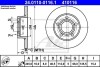 Тормозной диск задний невентилируемый ATE 24.0110-0116.1 (фото 1)