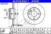 Тормозной диск передний невентилируемый ATE 24.0110-0151.1 (фото 1)