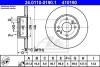 Тормозной диск задний невентилируемый ATE 24.0110-0190.1 (фото 1)