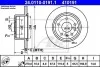 Тормозной диск задний невентилируемый ATE 24.0110-0191.1 (фото 1)
